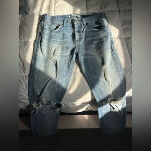 PacSun Light Blue Distressed Men's Jeans